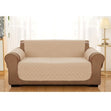 Formr Quilted Sofa Protector - Mocha