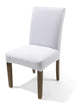Stretch Chair Cover, White - Armless Chair