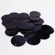 Arbee Sequins, Black Flat- 20mm
