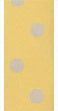 Bowtique Single Face Satin Ribbon, Dots Yellow- 15mm x 5m