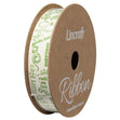 Cotton Ribbon, Coffee Forest Green- 15mm x 3m