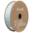 Cotton Ribbon, Lines Sky- 15mm x 3m