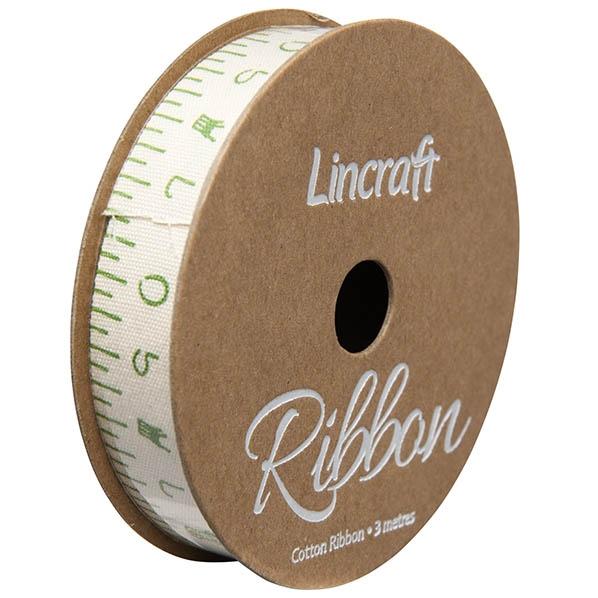 Cotton Ribbon, CM Forest Green- 15mm x 3m – Lincraft New Zealand