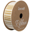 Cotton Ribbon, Keyboard Gold- 25mm x 3m