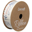 Cotton Ribbon, Travel Blue Red- 25mm x 3m