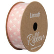 Cotton Ribbon, Stars Blush- 25mm x 3m