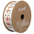 Cotton Ribbon, Dance Red- 25mm x 3m