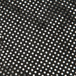 Party Sequins 3mm Fabric, Silver/Black- Width 112cm