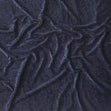 Crushed Velour Fabric, Navy- Width 150cm