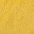 Faux Fur Fabric, Yellow- Width 75cm