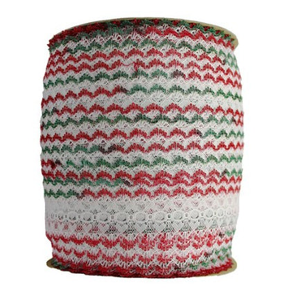 Sullivans Lace Eyelet Picot, Christmas- 38 mm
