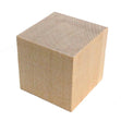 Arbee Wooden Craft Cube, Natural Wood- 50mm