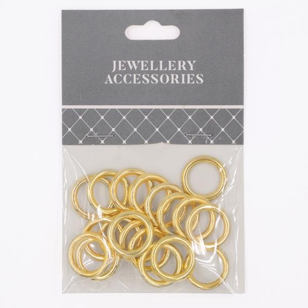 Sullivans Plastic Ring, Gold- 16mm