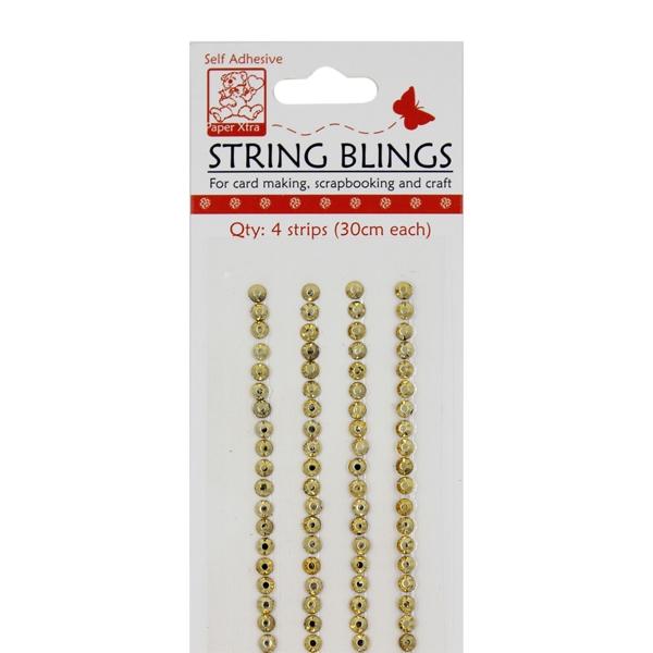 Sullivans String Bling Small, Gold- 3mm