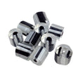 Arbee Glass Beads, Black/White Mix- 10mm