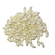 Arbee Rice Beads, Cream- 7mm