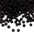 Arbee Round Beads, Black- 4mm