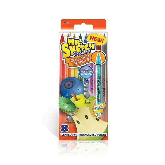 Mr. Sketch Scented Colored Twistable Pencils- 8pk – Lincraft New Zealand