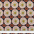 Bohemian Chic Cotton Fabric, Mosaic Floral- Width 112cm