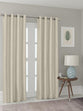 Formr Plain Blackout Readymade Eyelet Curtain, Ivory- 140 x 221cm