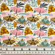 Craft Prints Fabric, Butterfly Garden, Pink Moths- Width 112cm