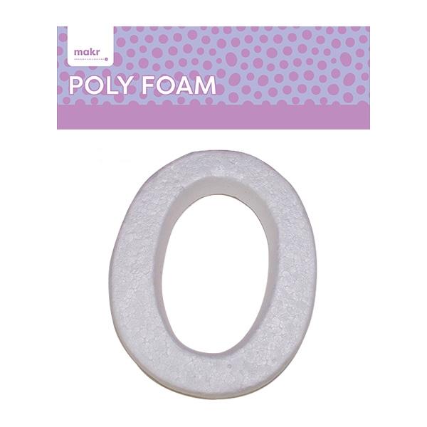 Makr Polyfoam, Uppercase O- White