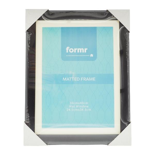 Formr Matted Frame, Black- 30x40cm