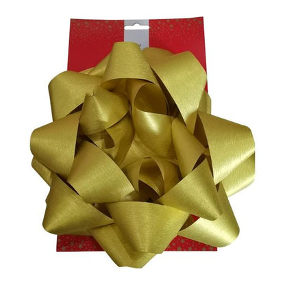 Christmas Glitter Bow, Gold- 30cm