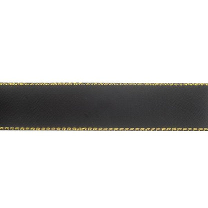 Makr Ribbon, Gold Edge Black Satin- 16mmx4.5m