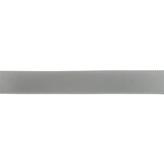 Makr Ribbon, Single Faced Grey Satin- 9mmx9.1m