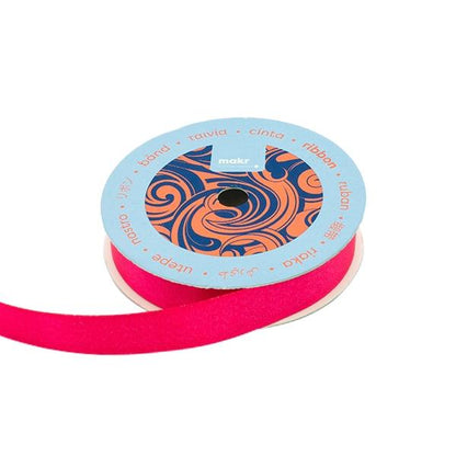 Makr Ribbon, Shock Pink Silver Metallic- 16mmx4.5m