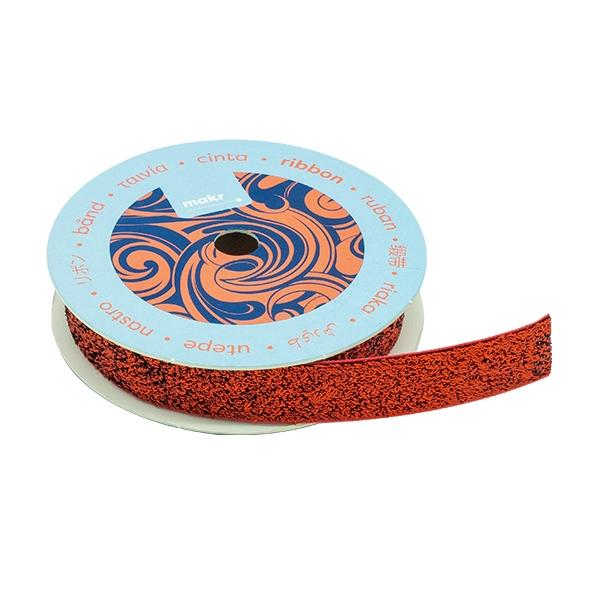 Makr Ribbon, Red Metallic- 16mmx4.5m