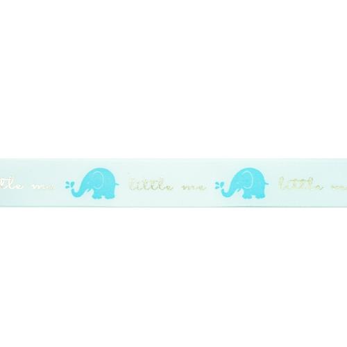 Makr Ribbon, Elephant White Satin- 16mmx4.5m