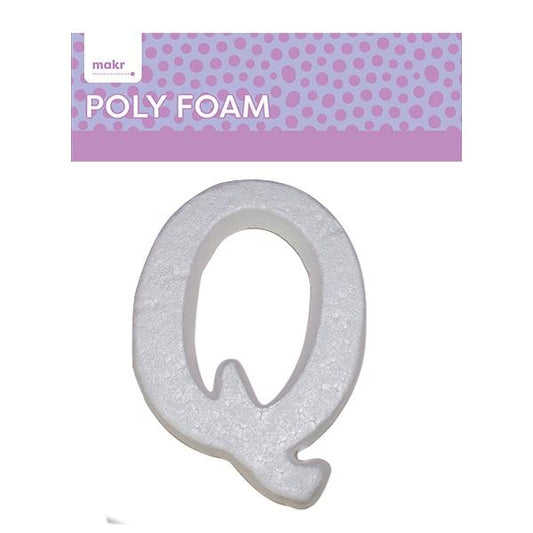 Makr Polyfoam, Uppercase Q- White