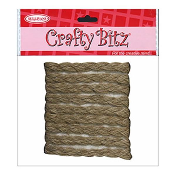 Crafty Bitz Jute Trim- 1mx0.5cm