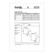 Burda Pattern X06234 Misses' Tops w/ Variations (8-18)