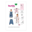 Burda Pattern X09298 Toddlers' Infants Sleeping Bag Or Jumpsuit (6M-3)