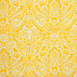 Cotton Duck Fabric, Paisley Yellow- Width 140cm