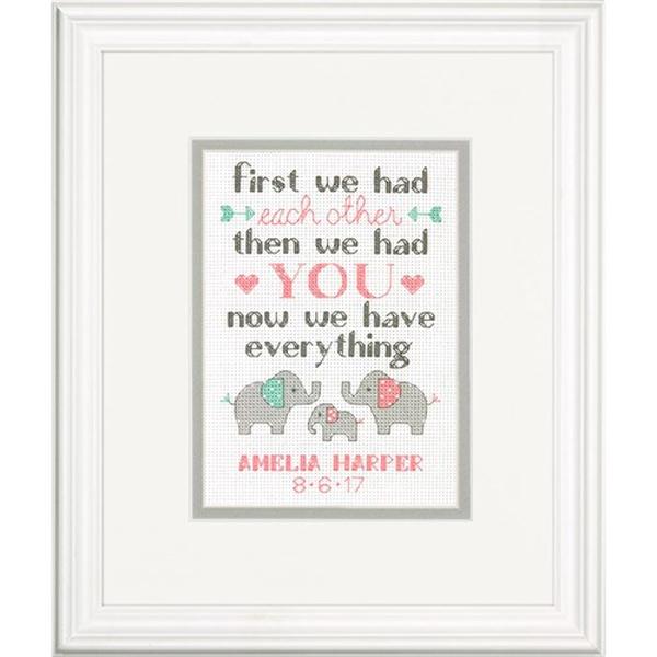 Dimensions Kit, Family Birth Record- 5x7in