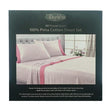 Duchess 500TC 100% Pima Cotton Sheet Set, Pink and Rose