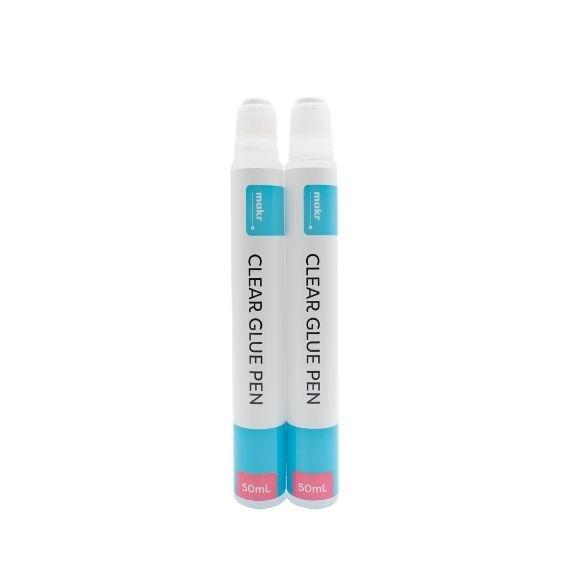 Makr Glue Pen, Clear- 2pk