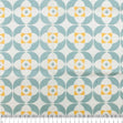Sunny Vibe Fabric, Duck Egg Abstract- Width 112cm