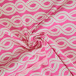 Sunny Vibe Fabric, Ropes Pink- Width 112cm