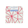 Fat Quarter Metre Fabric, Cream/Rose Architect- 50cmx55cm