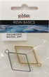 Ribtex Resin Bezel Frame, Diamond- 2pk