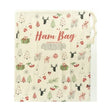Calico Ham Bag, Christmas Print- 50cmx40cm