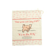 Calico Ham Bag, Pig Print- 50cmx40cm