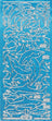 Arbee Foil Stickers Dolphins, Glitter Turquoise
