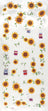 Arbee Foil Stickers Sunflowers, Multi