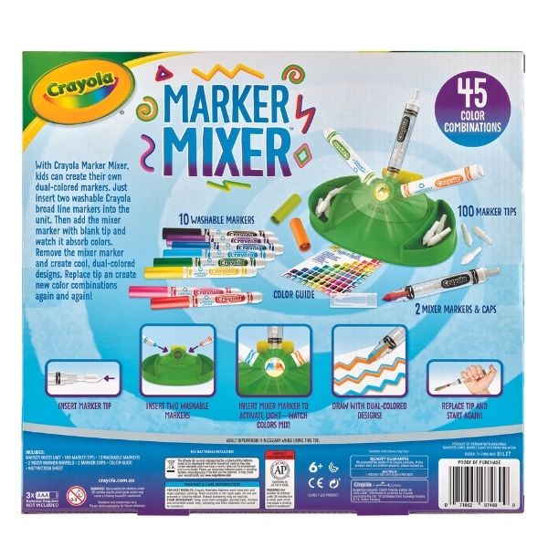  Crayola Marker Mixer Art Kit, Washable Marker Set